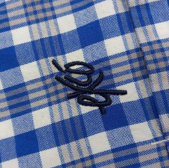 VINTAGE Y2K exco button up plaid shirt - Picture 3 of 8